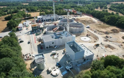 Le chantier de la station d’épuration Séléna entre progressivement dans sa phase d’équipement
