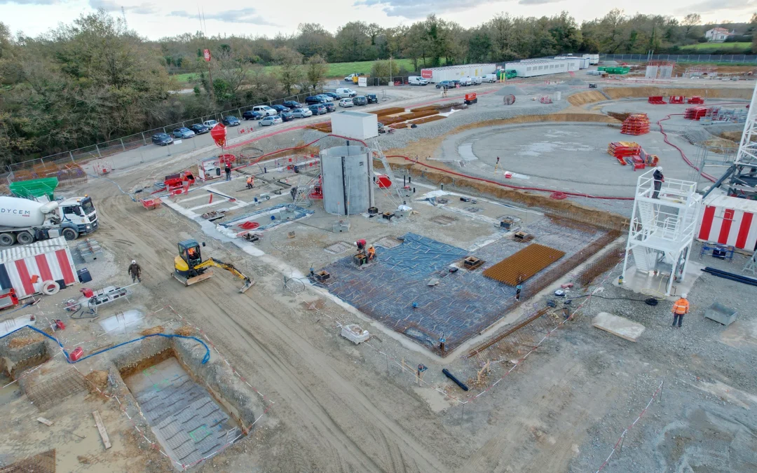 Les premiers bâtiments de la future station SÉLÉNA sortent de terre
