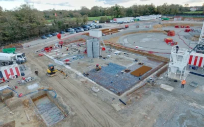 Les premiers bâtiments de la future station SÉLÉNA sortent de terre